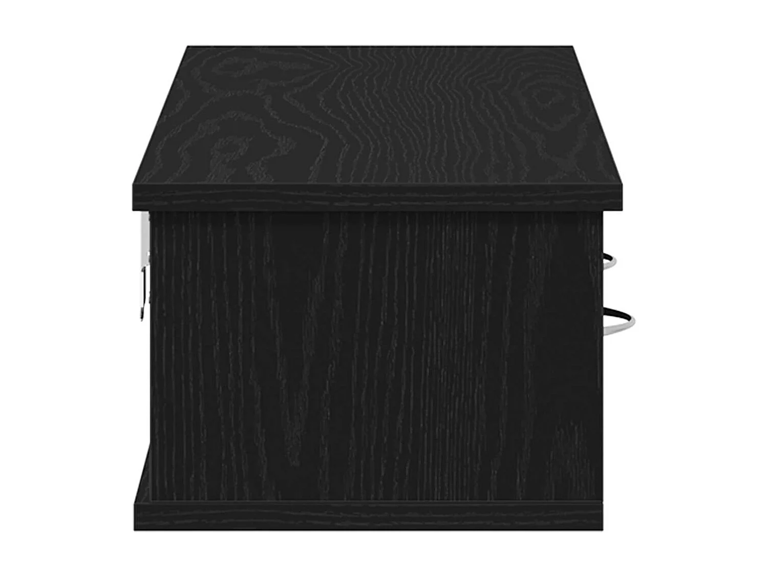 Armoire murale chêne noir 88x26x18,5 cm bois d'ingénierie