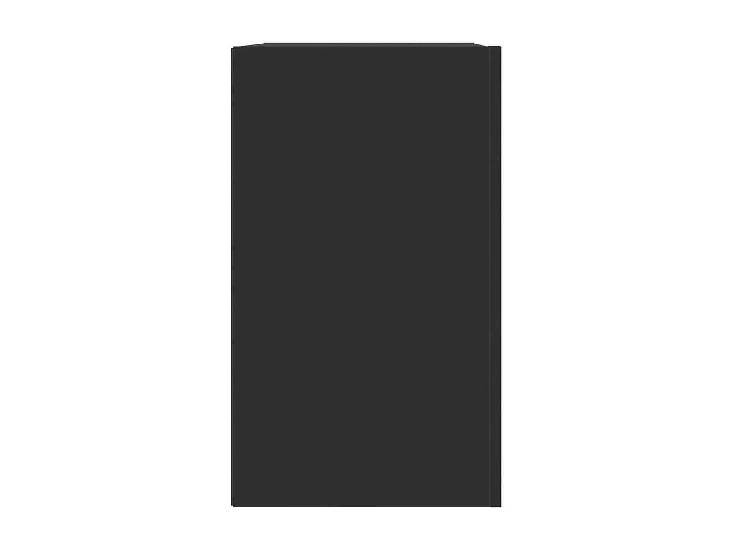 Armario de pared negro 75x35x60 cm madera de ingeniería