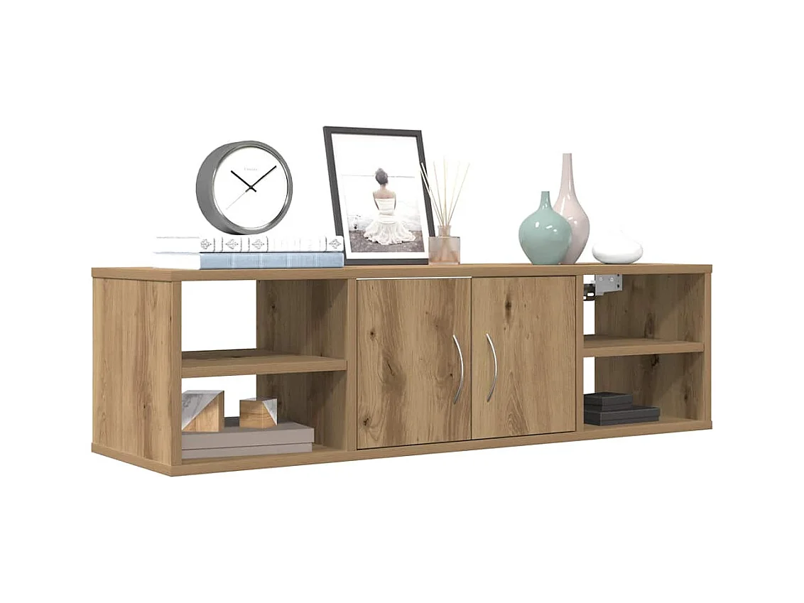 Armoire murale chêne artisanal 101x30x29 cm bois d'ingénierie