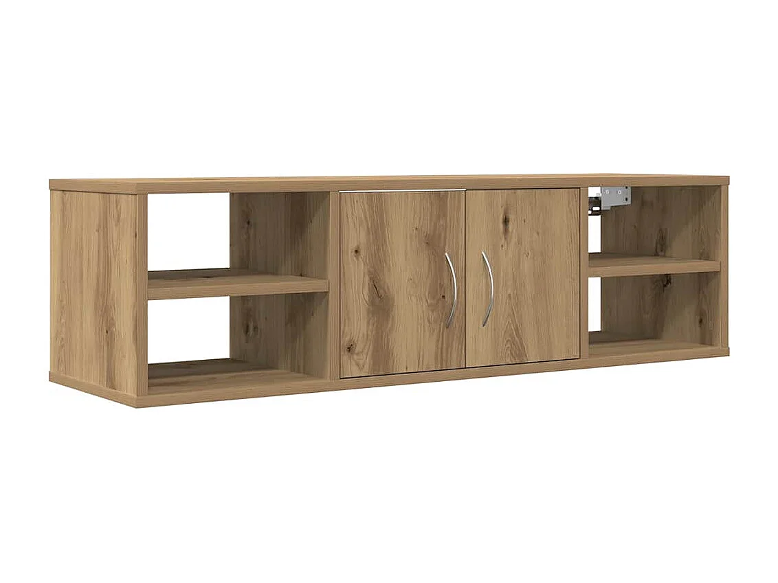 Armoire murale chêne artisanal 101x30x29 cm bois d'ingénierie