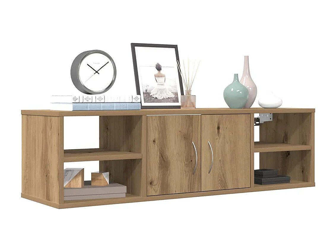 Armoire murale chêne artisanal 101x30x29 cm bois d'ingénierie