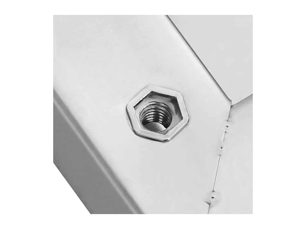 Étagères murales 2 pcs 75x23,5x3 cm argenté acier inoxydable