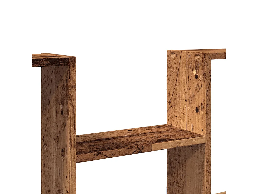 Estante de pared madera vieja 99x15x60 cm madera de ingeniería