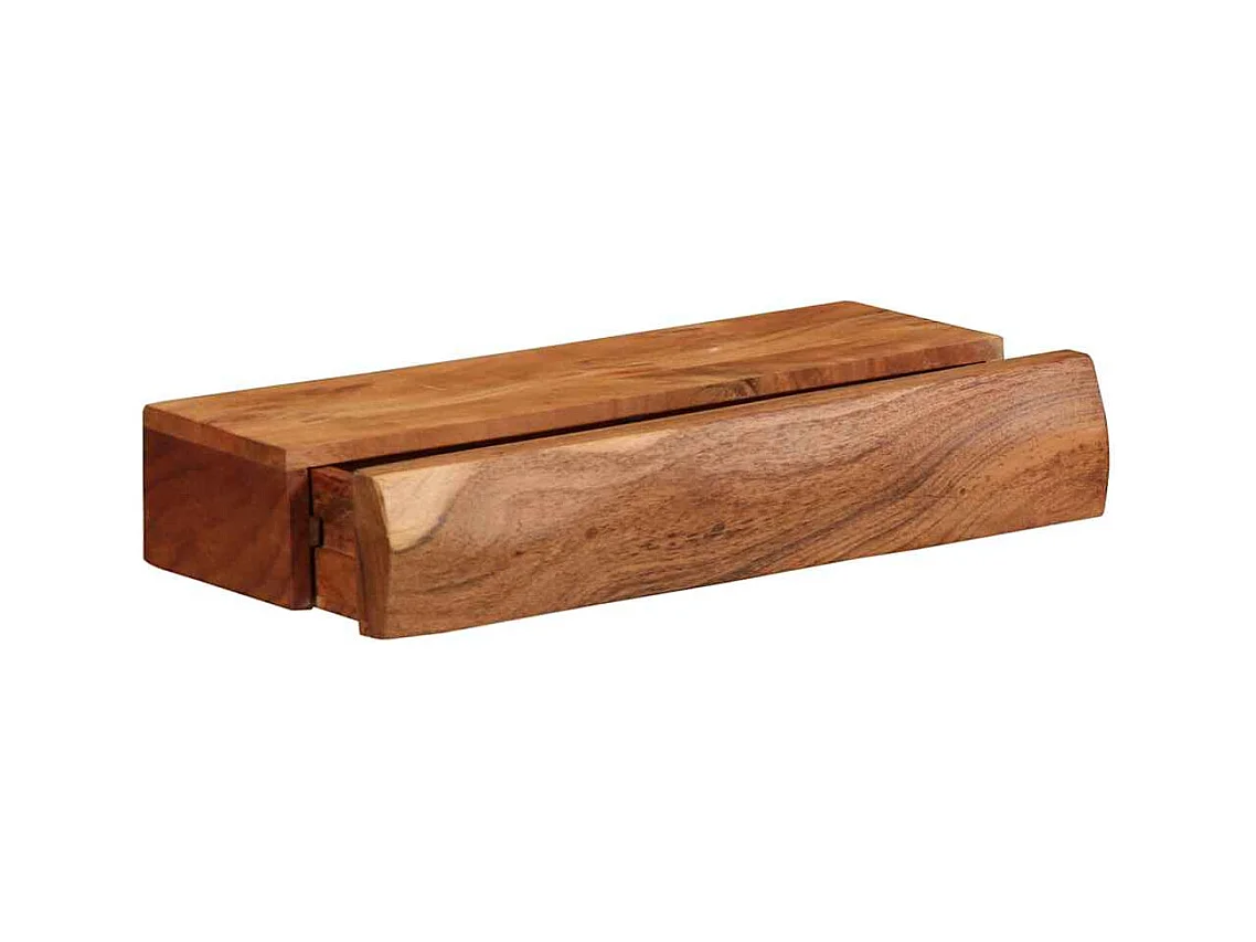 Wandplanken 2 stuks 40x17x8cm massief acaciahout