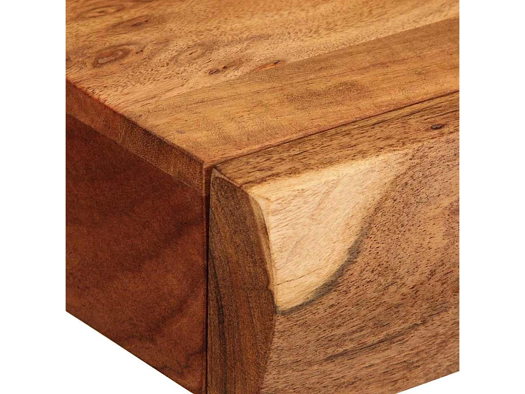 Wandplanken 2 stuks 40x17x8cm massief acaciahout