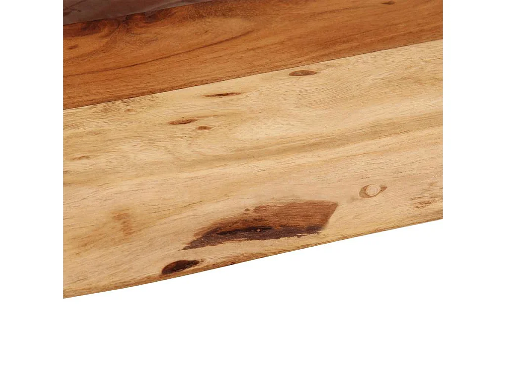 Étagères murales 2 pcs 40x20x3,5 cm bois massif d'acacia