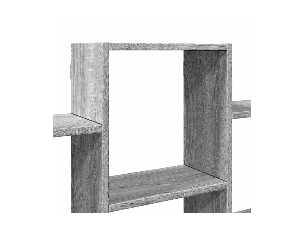 Sonoma wandplank grijs 159x18x66 cm bewerkt hout