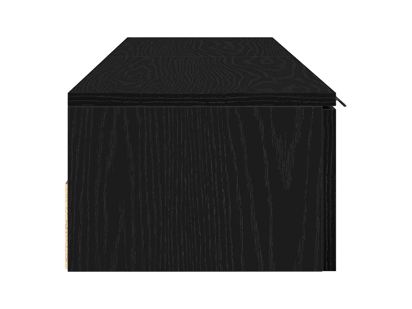 étagères murales 2 pcs chêne noir 68x30x20 cm bois d'ingénierie