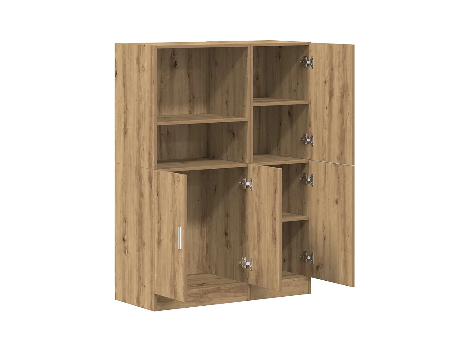 Ensemble d'armoires de cuisine 2 pcs chêne artisanal