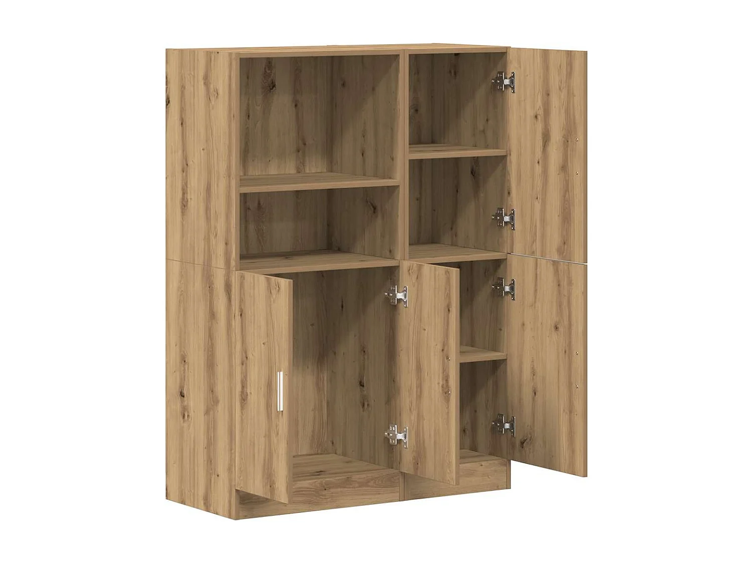 Ensemble d'armoires de cuisine 2 pcs chêne artisanal