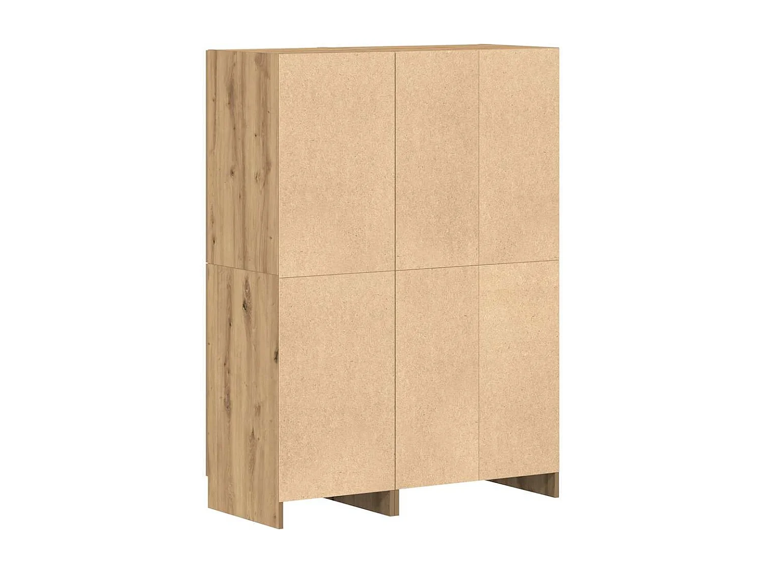 Ensemble d'armoires de cuisine 2 pcs chêne artisanal