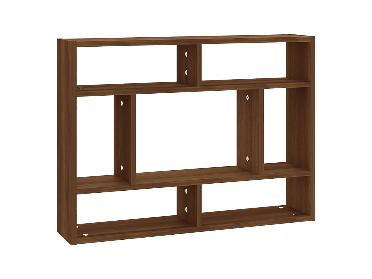 Étagère murale Chêne marron 75x16x55 cm Bois d'ingénierie
