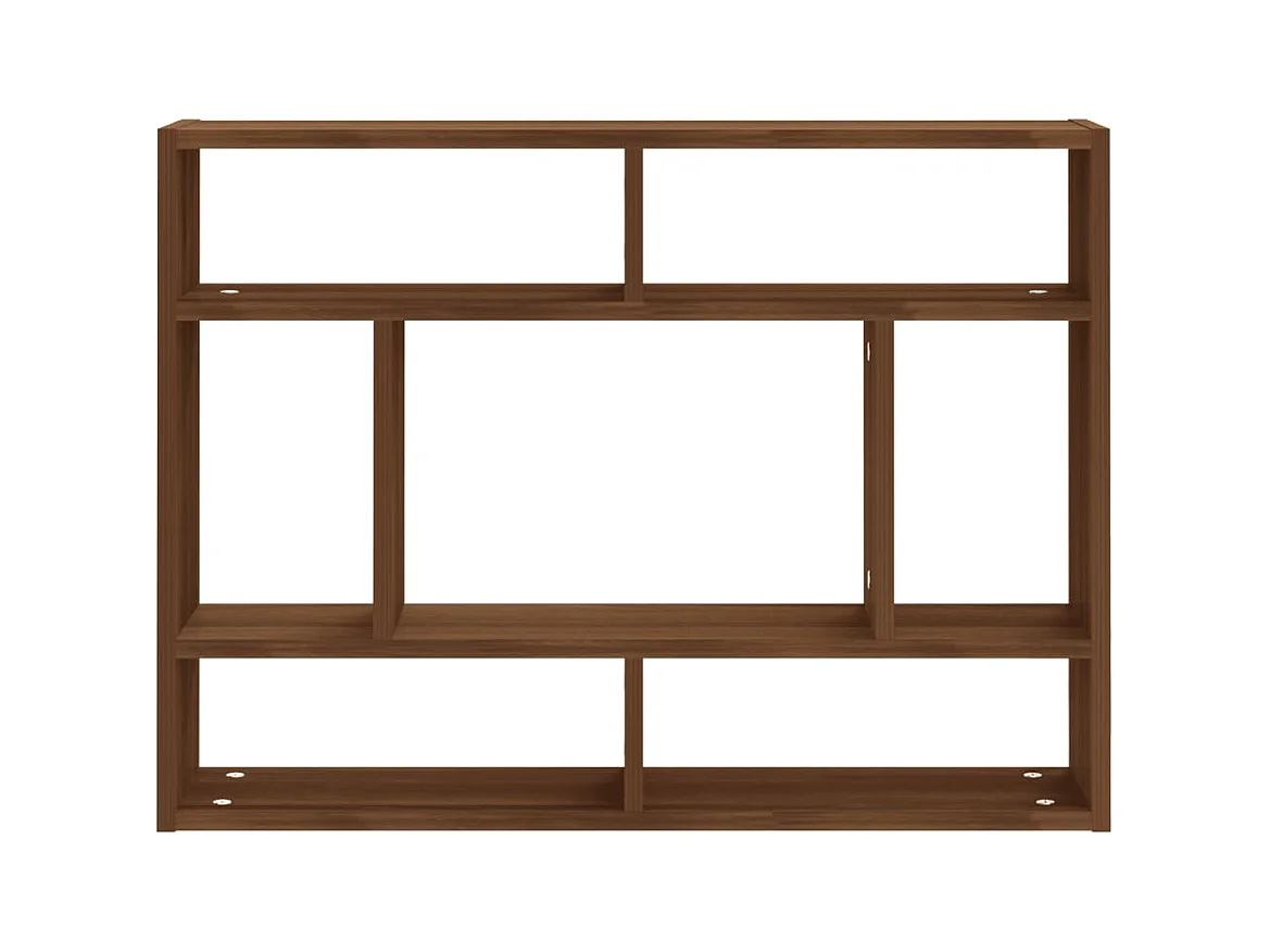 Étagère murale Chêne marron 75x16x55 cm Bois d'ingénierie