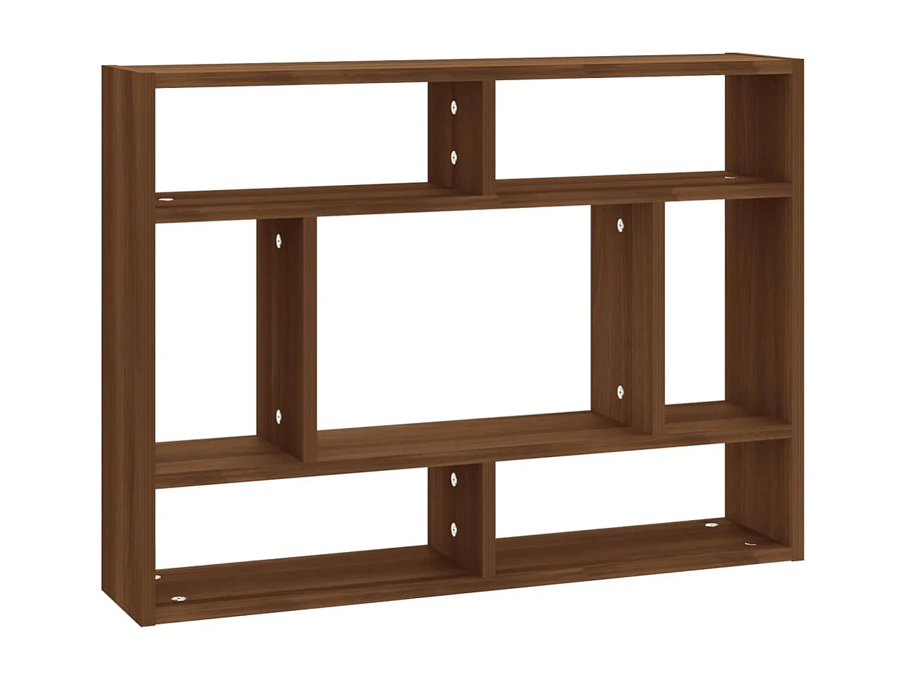 Étagère murale Chêne marron 75x16x55 cm Bois d'ingénierie