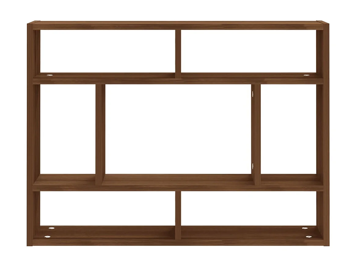 Étagère murale Chêne marron 75x16x55 cm Bois d'ingénierie