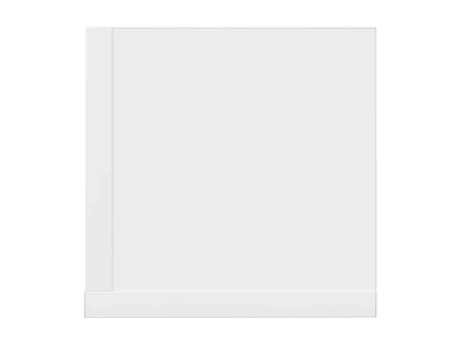 Étagères murales 2 pcs blanc 100x16,5x16,5 cm bois d'ingénierie