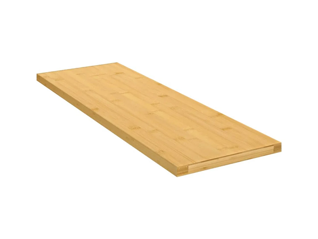 Étagère murale 60x20x1,5 cm bambou