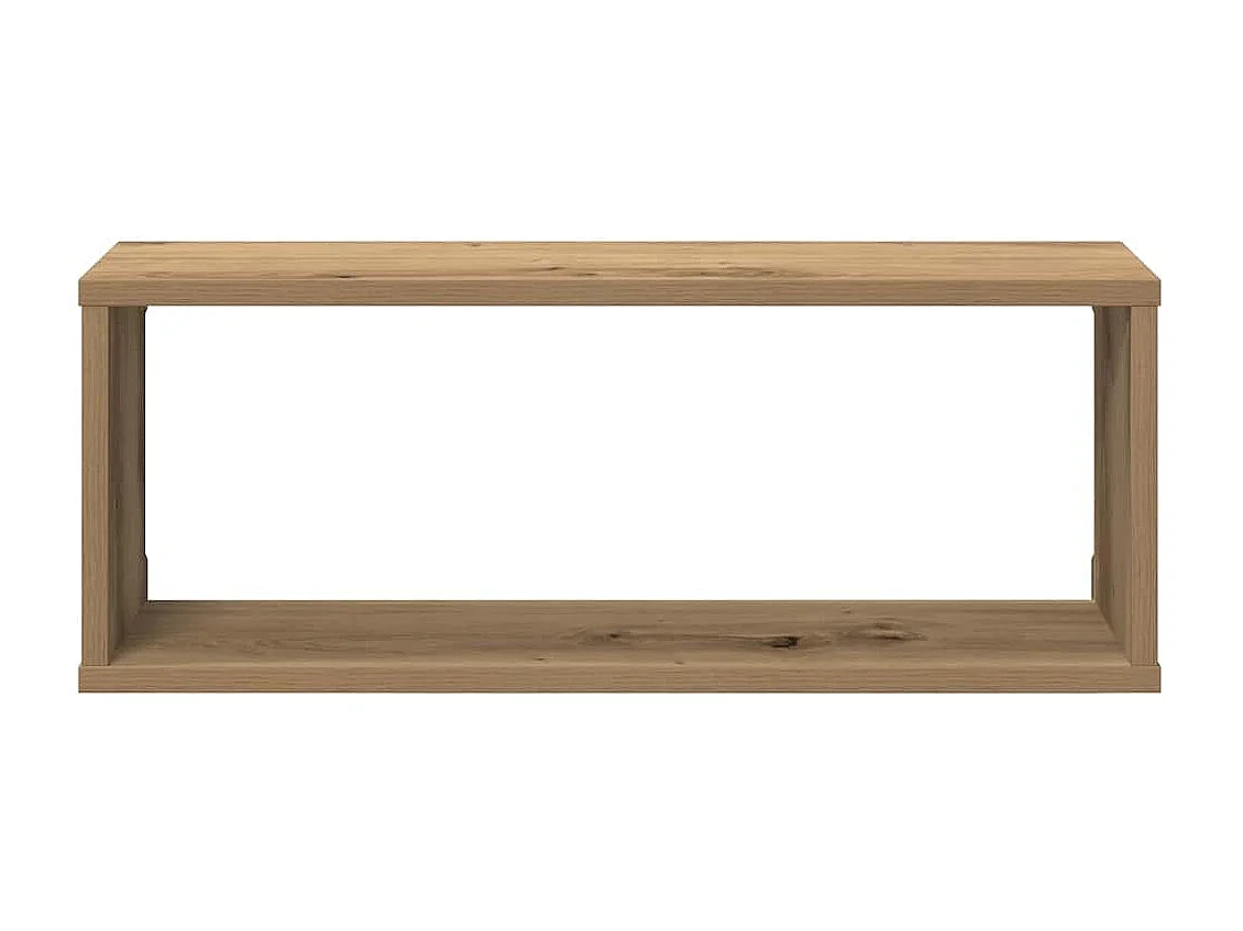 Étagères murales sous forme de cube 6 pcs chêne artisanal