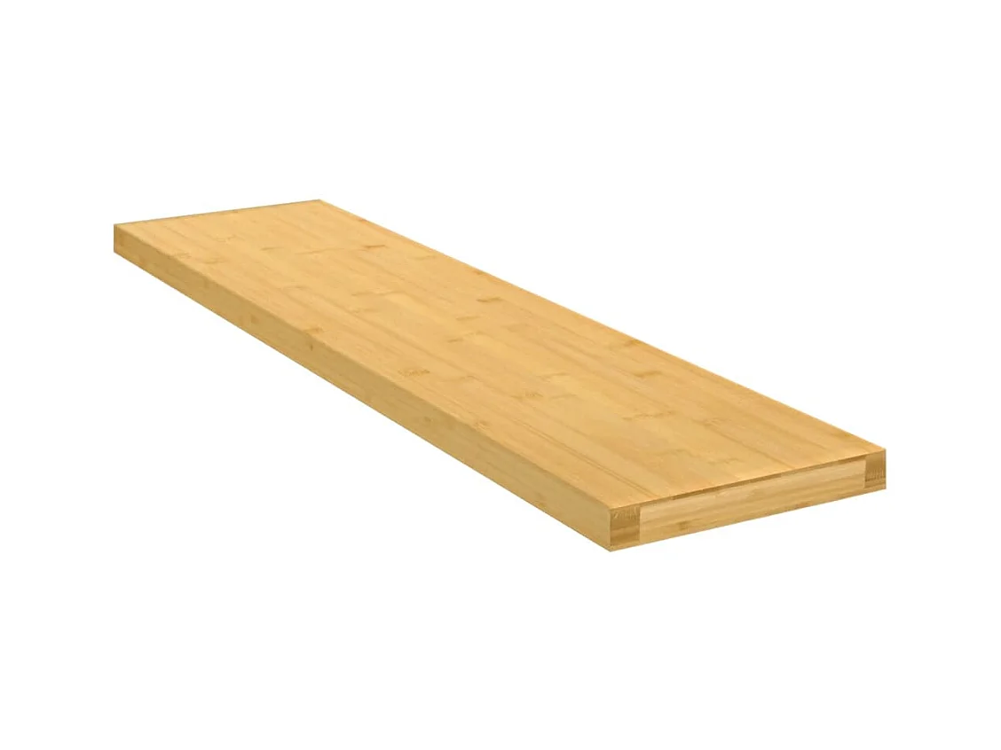 Estante de pared 80x20x2,5 cm bambú