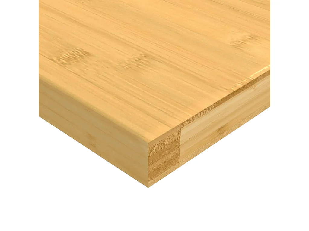 Estante de pared 80x20x2,5 cm bambú