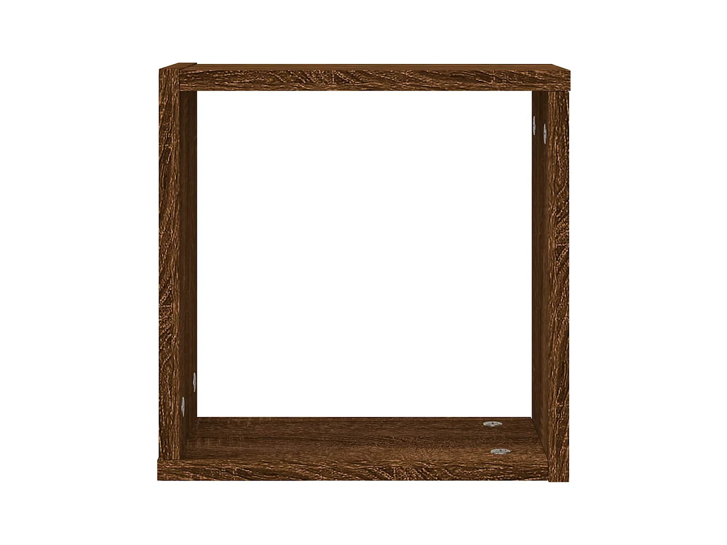 Étagères murales sous forme cube 4 pcs chêne marron 30x15x30cm