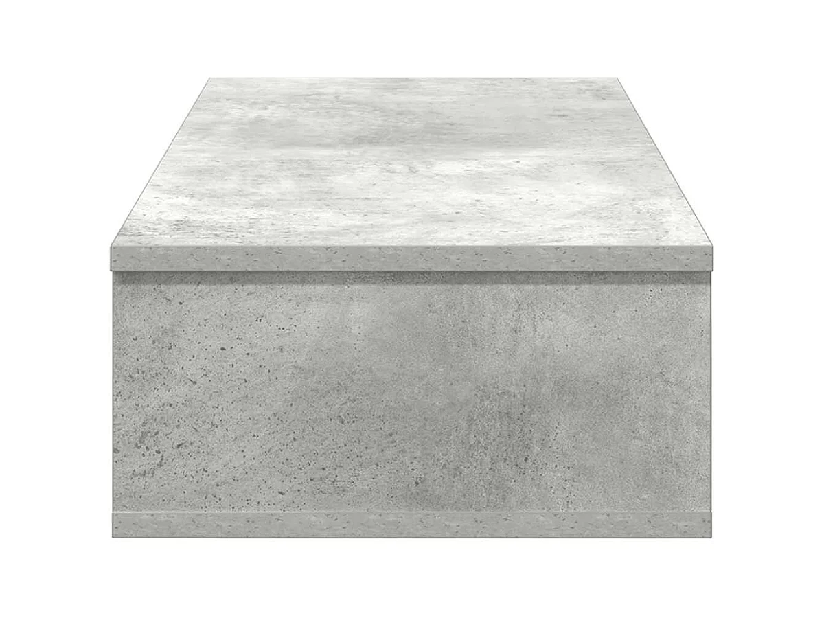 Étagère murale avec tiroirs gris béton bois d'ingénierie