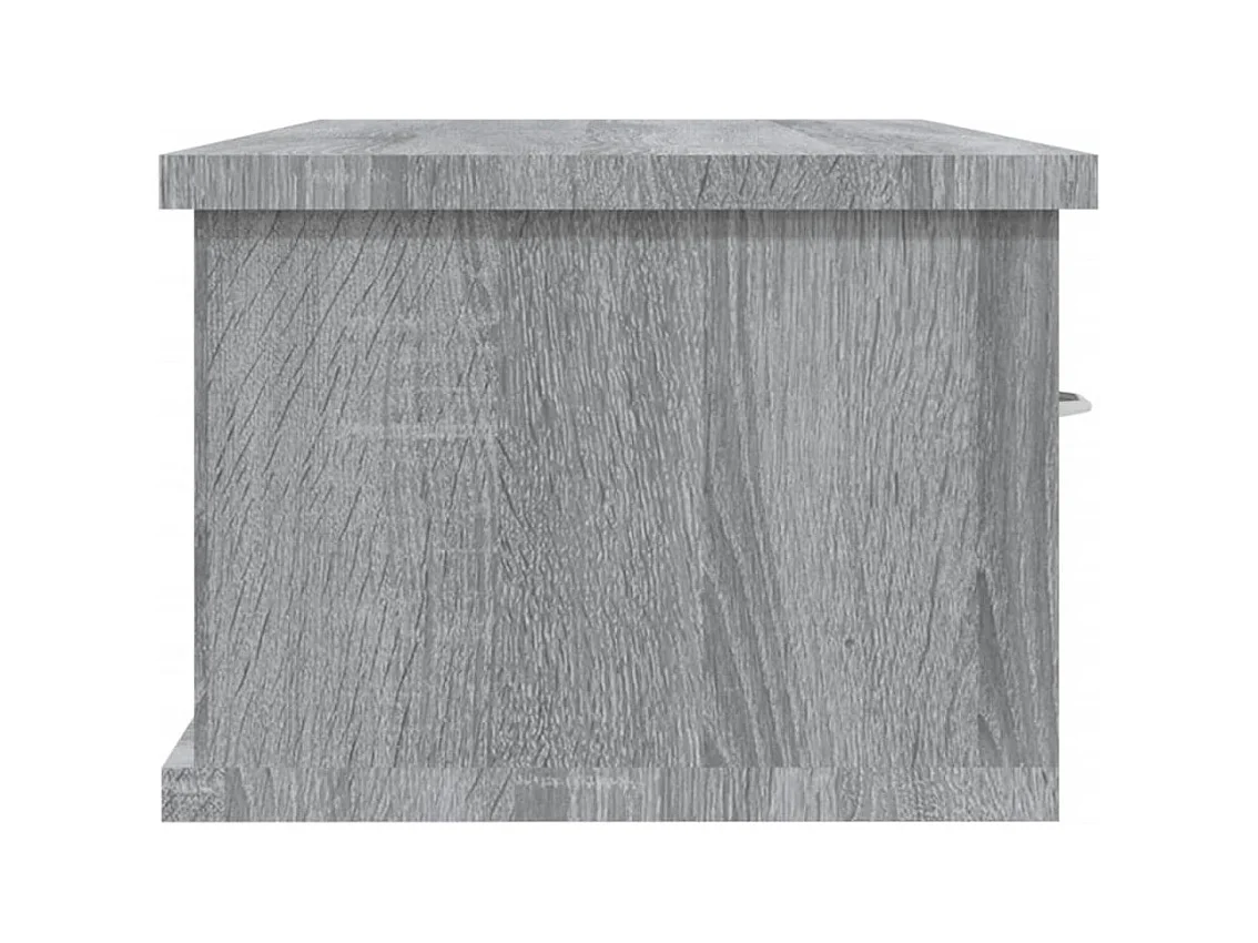 Armoire murale Sonoma gris 88x26x18,5 cm Bois d'ingénierie