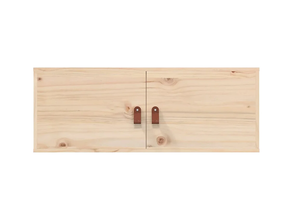 Armoires murales 2 pcs 80x30x30 cm Bois de pin massif