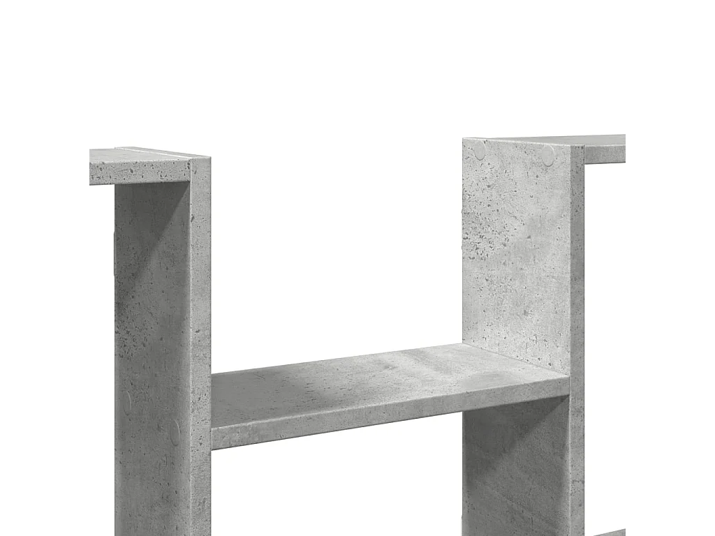 Betongrijze wandplank 99x15x60 cm bewerkt hout