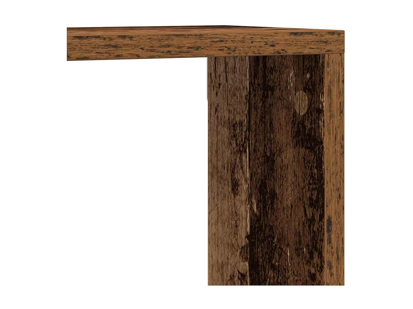 Étagères murales 2 pcs Bois ancien 80x15x26 cm en bois d'ingénierie