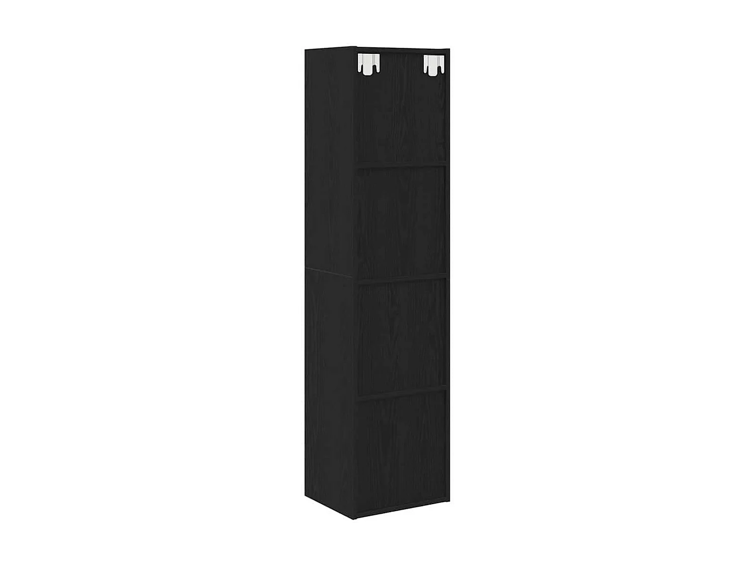 Bibliothèque/Armoire de Télé Chêne Noir 36x30x143 cm