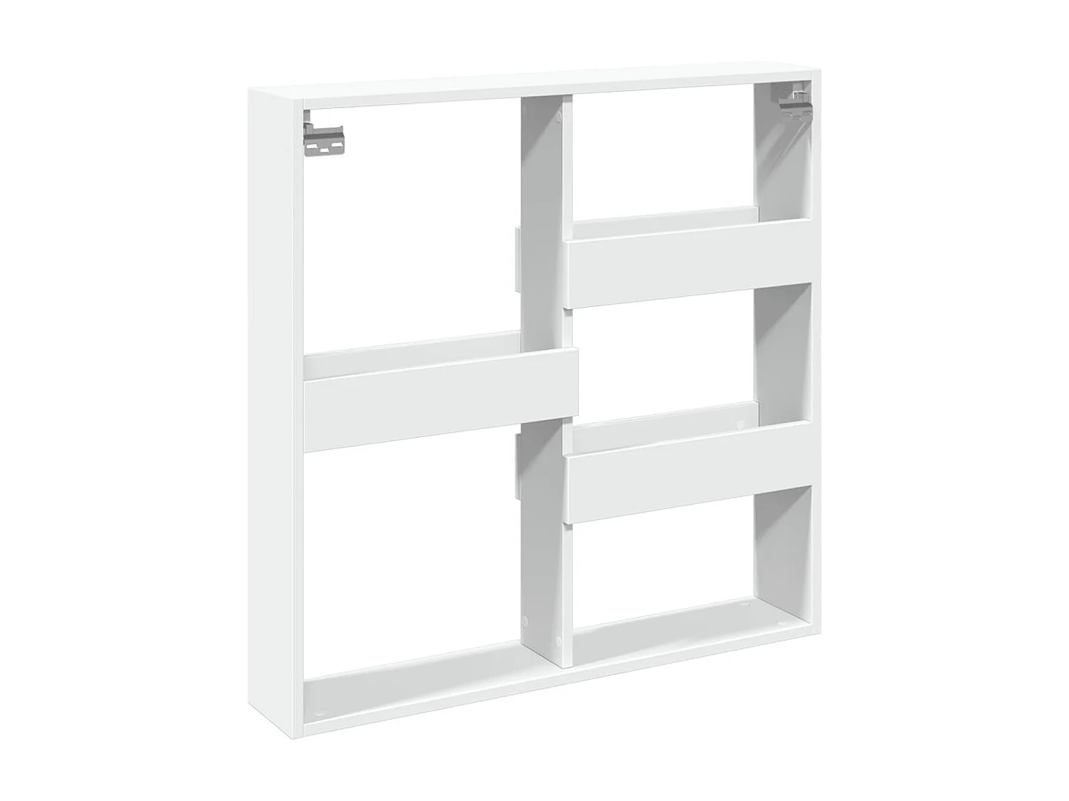 Armario de pared blanco 80x15x80 cm madera de ingeniería