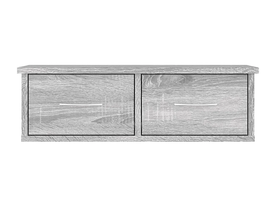 Armoire murale Sonoma gris 60x26x18,5 cm Bois d'ingénierie