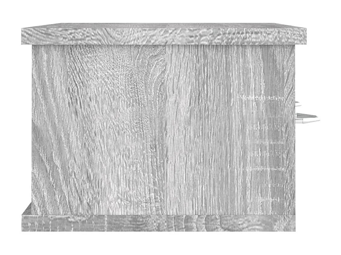 Armoire murale Sonoma gris 60x26x18,5 cm Bois d'ingénierie