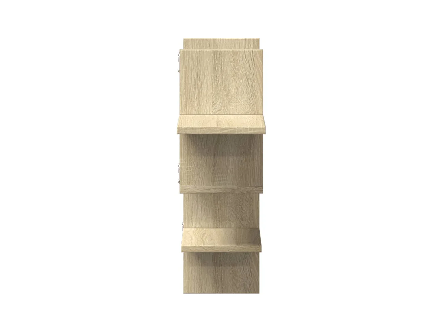 Sonoma eiken wandplank 124,5x18x60,5 cm bewerkt hout