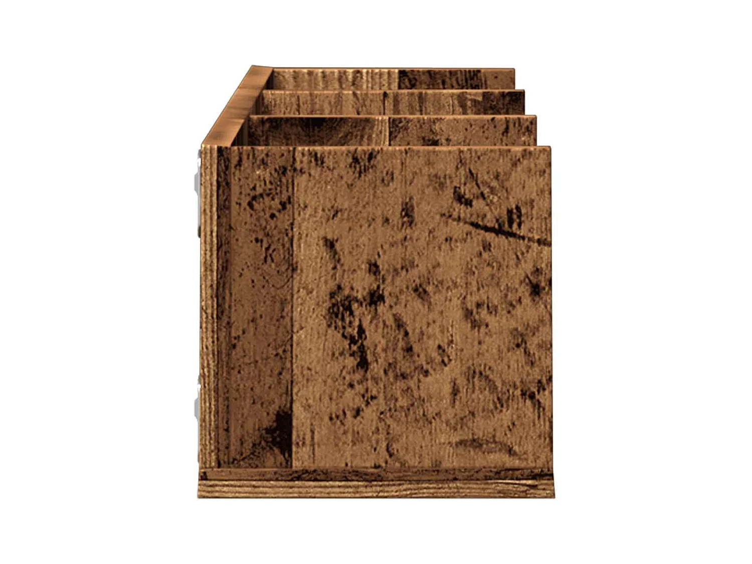 Étagère murale à CD vieux bois 75x18x18 cm bois d'ingénierie