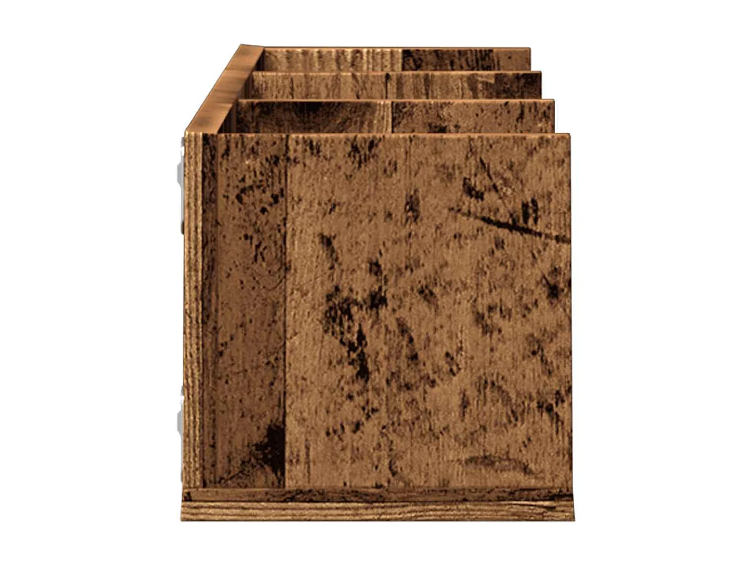 Étagère murale à CD vieux bois 75x18x18 cm bois d'ingénierie