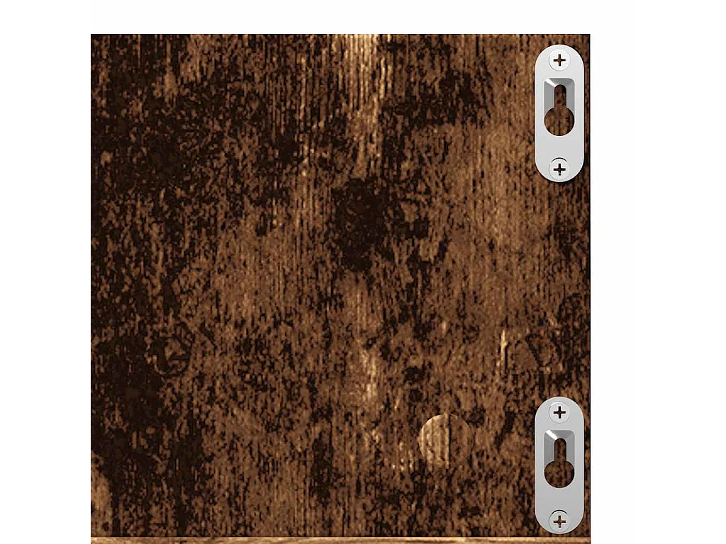 Étagère murale à CD vieux bois 75x18x18 cm bois d'ingénierie