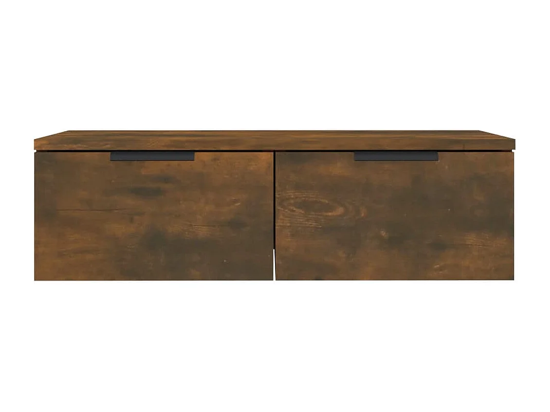 Armoires murales 2 pcs Chêne fumé 68x30x20 cm Bois d'ingénierie