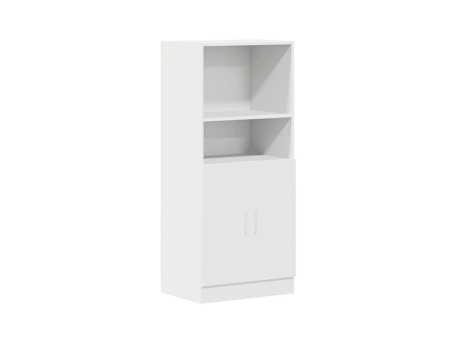 Set di 3 mobili da cucina in legno ingegnerizzato bianco