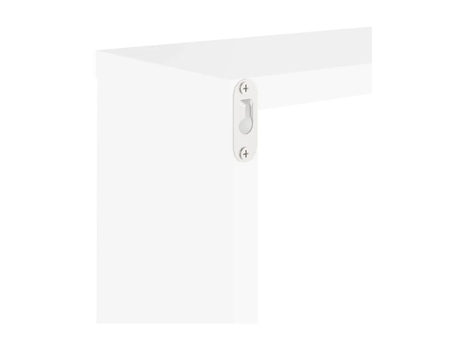 Mensole a cubo da parete 2 pz Bianco 30x15x30 cm