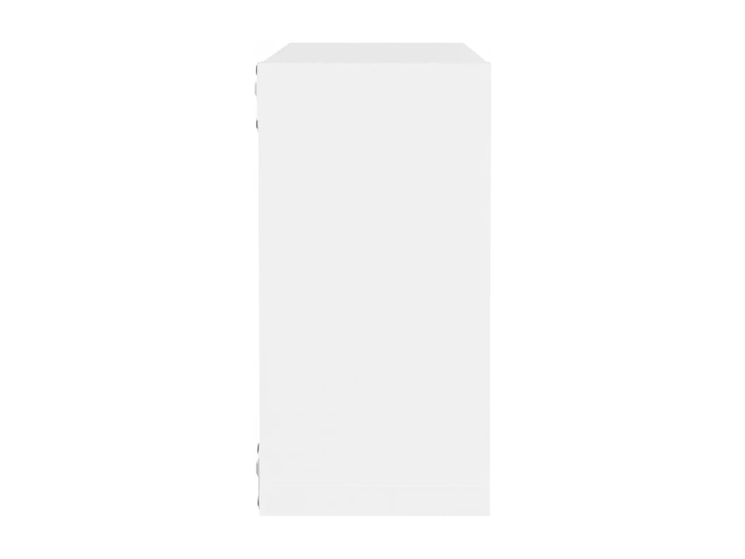 Étagères cube murales 2 pcs Blanc 30x15x30 cm