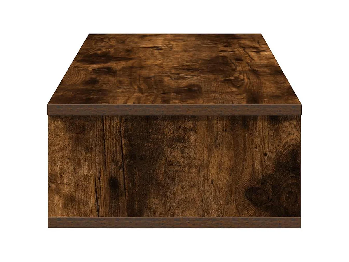 Étagère murale avec tiroirs chêne fumé bois d'ingénierie