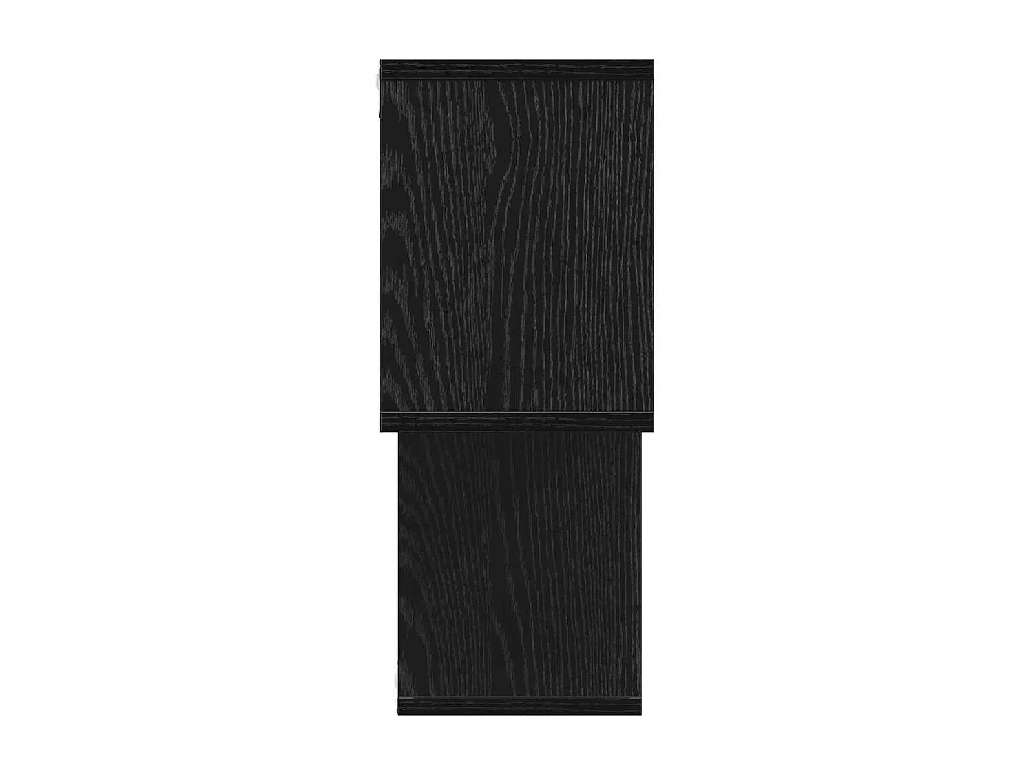 Étagère Murale Chêne Noir 100x20x53 cm Bois Contreplaqué