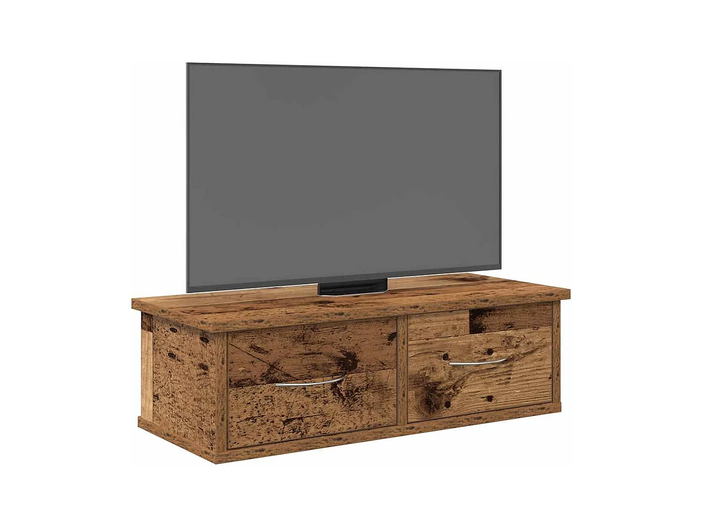 Pensile in legno vecchio 60x26x18,5 cm in legno ingegnerizzato