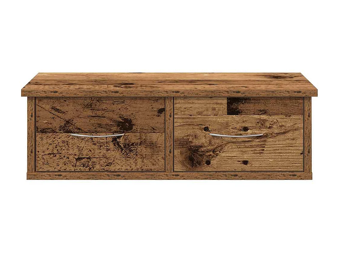 Pensile in legno vecchio 60x26x18,5 cm in legno ingegnerizzato