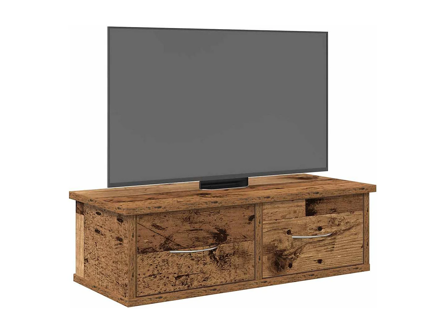 Armario de pared madera vieja 60x26x18,5 cm madera de ingeniería