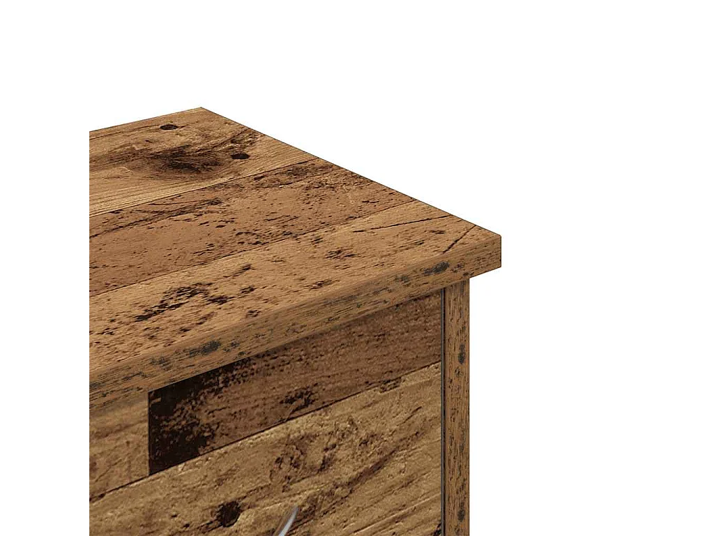 Armario de pared madera vieja 60x26x18,5 cm madera de ingeniería