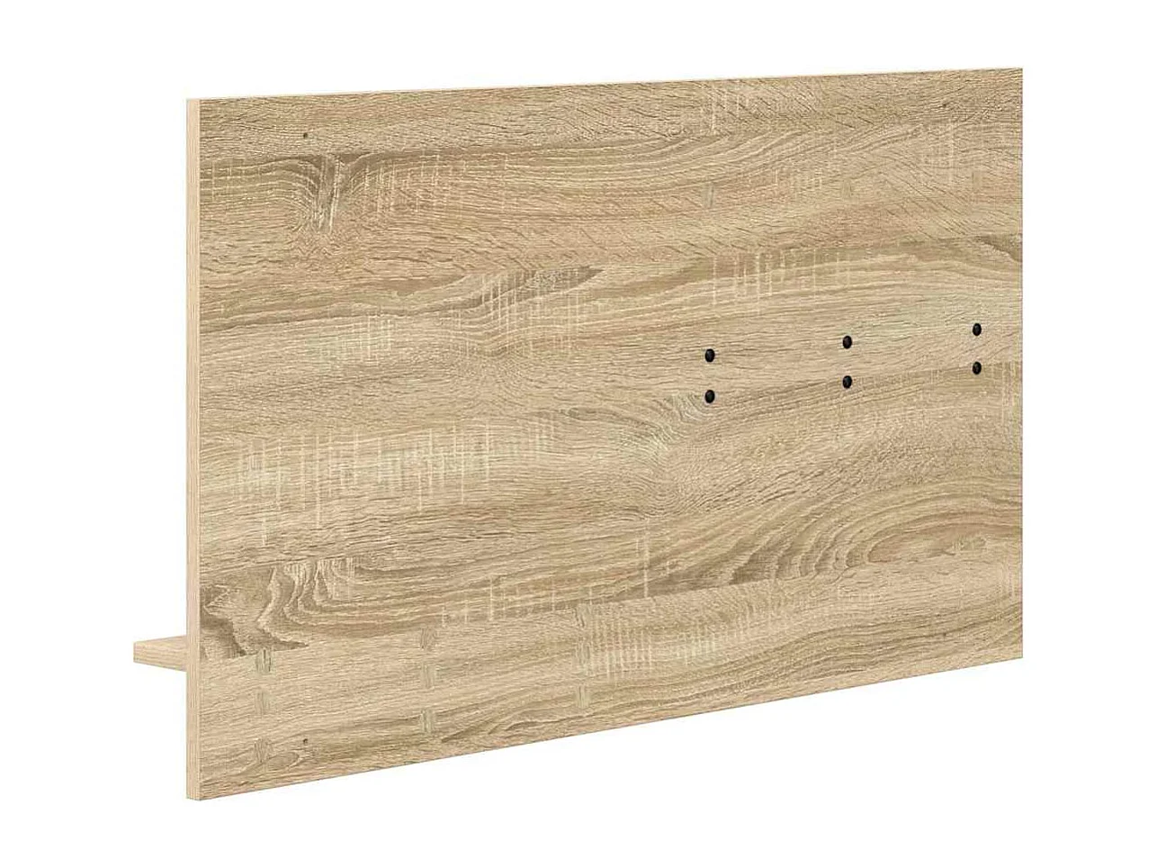 Appendiabiti a parete con ripiano con contenitore con specchio Sonoma Oak 90 x 10 x 50 cm