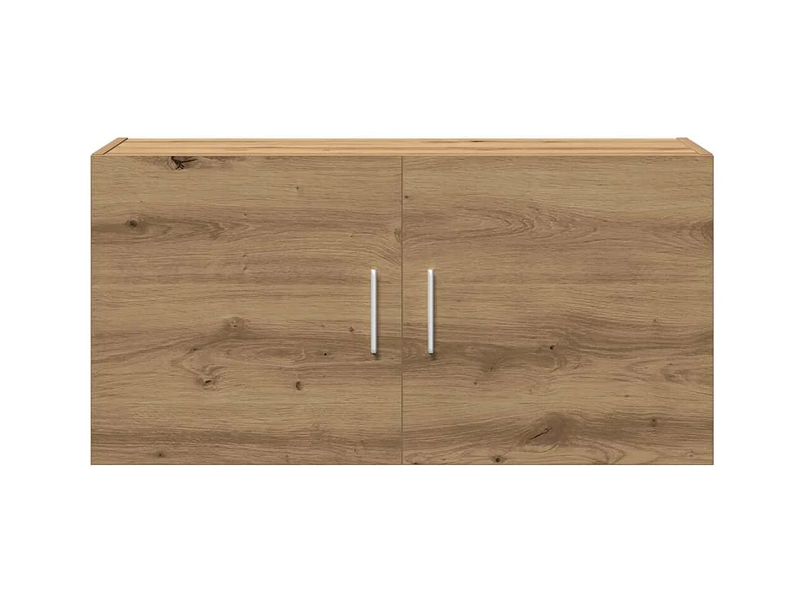 Armoire murale chêne artisanal 80x39x40 cm bois d'ingénierie